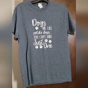 Gildan Charcoal Dog Quote T-Shirt